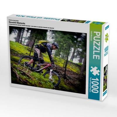 CALVENDO Puzzle Ein Motiv aus dem Kalender Downhill Moments | 1000 Teile Lege-Größe 64x48cm Foto-Puzzle für glückliche Stunden