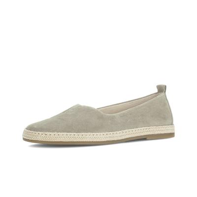Slipper GABOR "Slipper", Damen, Gr. 40, beige (grün), Schuhe Slipper