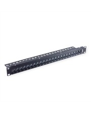 VALUE 19"-Keystone-Modulträger 24 Ports geschirmt einteilig 1 HE (26.99.0369)