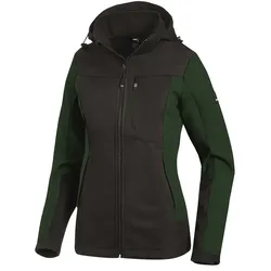 Damen Softshelljacke "JULIA" - XL - grün/schwarz