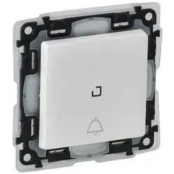 Legrand 752176 Valena Life Taster beleuchtet mit Glockensymbol IP44 Farbe: Ultraweiß