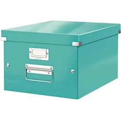 Leitz, Dokumentenablage, Ablagebox Click & Store WOW, DIN A4, eisblau (A4)