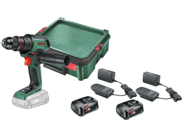 Bosch AdvancedDrill 18V-80 2,5 Ah Accu (2x) SystemBox S Starterspakket