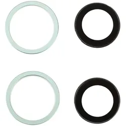 Rücken- /Hauptkamera-Linse mit Rahmen, passend für iPhone 11, grün