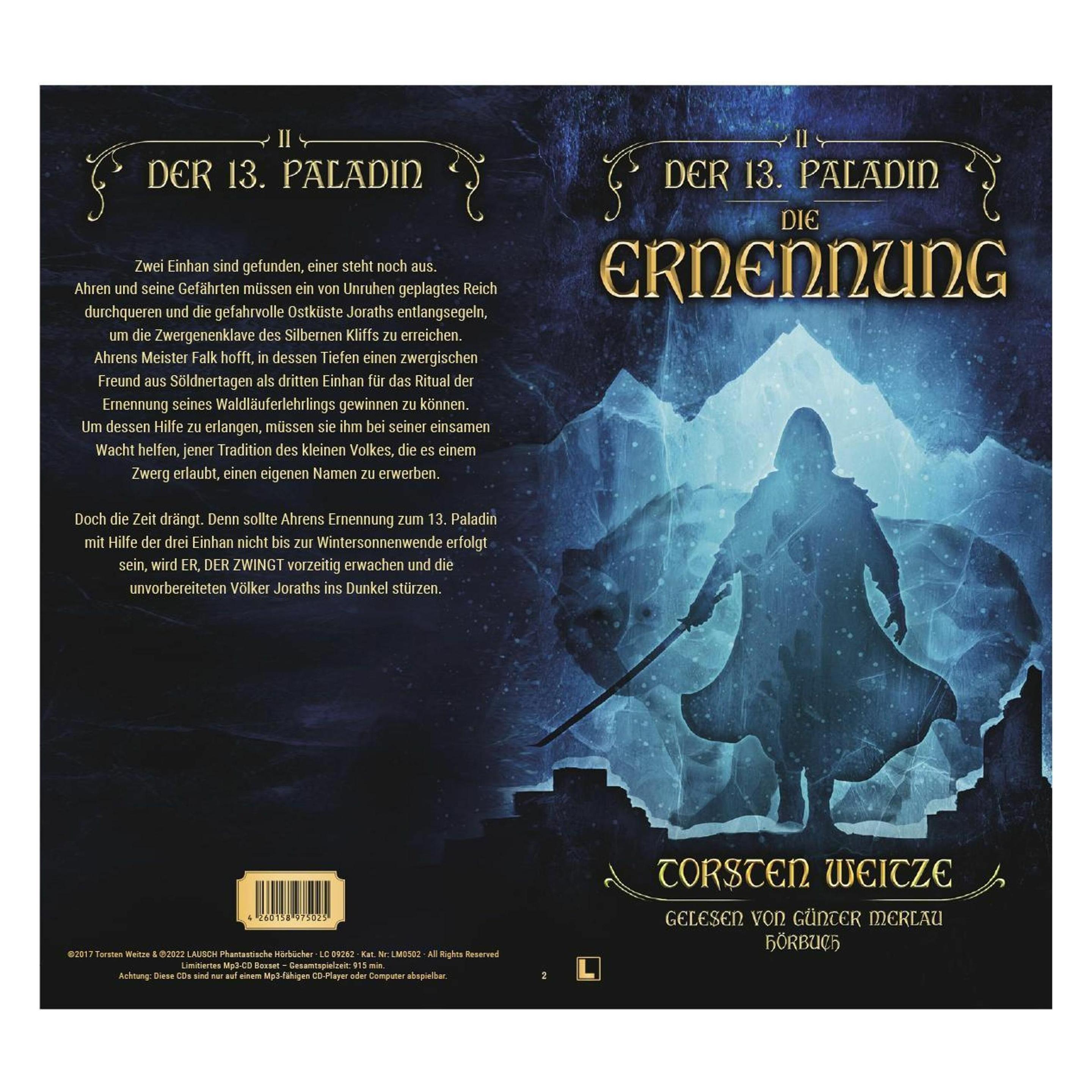 Nova MD Die Ernennung: Der 13. Paladin Band II (Günter Merlau, LAUSCH Medien, Torsten Weitze, Deutsch) (53145298)