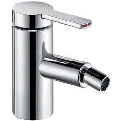 Keuco Bidet Armatur Plan blue 53909010000 verchromt, mit Ablaufgarnitur
