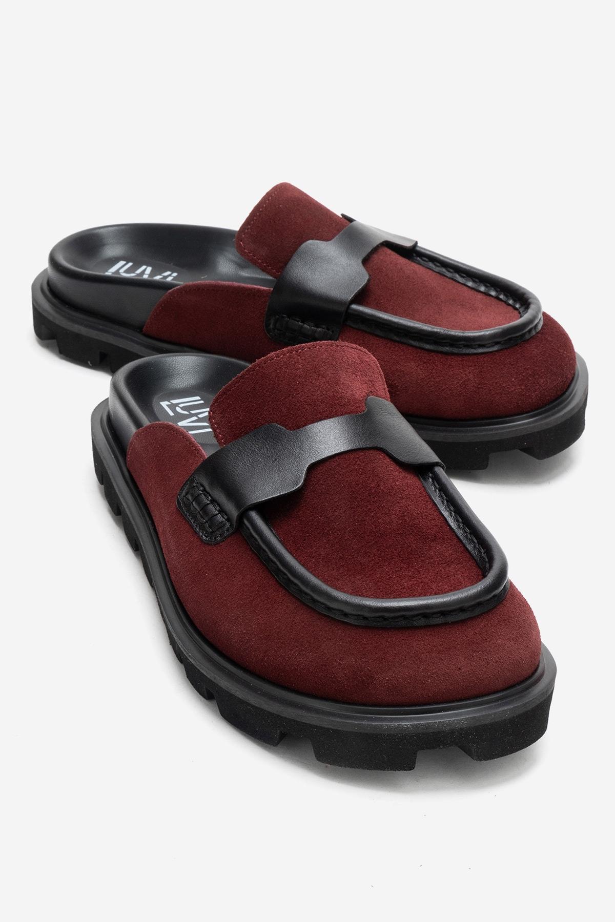 Vela Leren Slipper