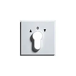 Abdeckung für Schlüsselschalter-/taster (reinweiß)