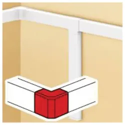 Legrand 637112 Außeneck 25x40mm halogenfrei