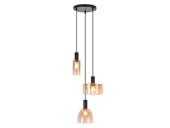 Nettlife Pendelleuchte 25/180.5/25cm, Schwarz, Metall, E27, 25x25x180.5 cm, Lampen & Leuchten, Innenbeleuchtung, Hängeleuchten, Pendelleuchten