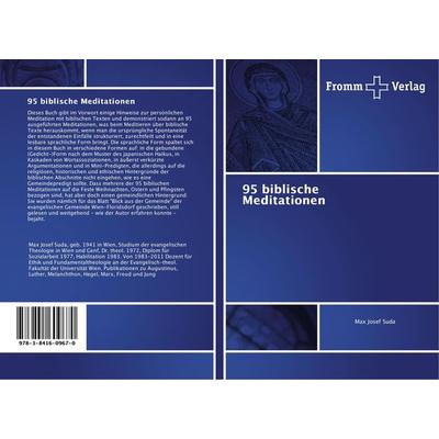95 biblische Meditationen, Taschenbuch von Max Josef Suda, Fromm Verlag, 978-3-8416-0967-0