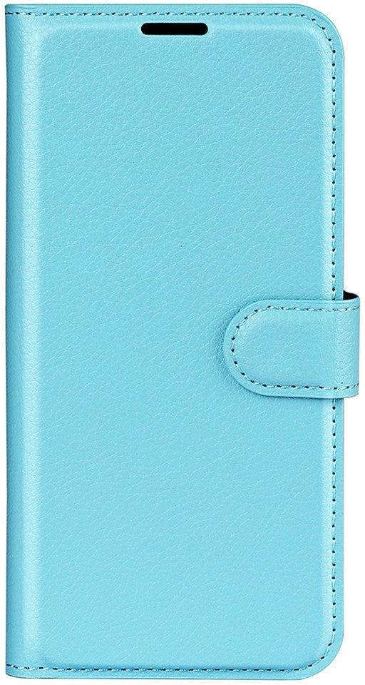 INCOVER Samsung Galaxy M34 (5G) / F34 (5G) Litchi Læder Flip Cover m. Pung - Lyseblå