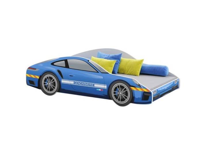 Lit enfant voiture  Genadarmerie 160x80cm +sommier+matelas