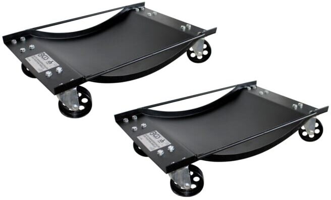 Chariots de déplacement de vehicules légers 1 paire 450 kg BGS ; BGS technic (8386)