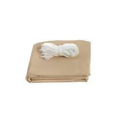 Home & Garden Balkonschutz Sichtschutz 6m lang 90cm hoch creme mit Kordel 300820114-HE