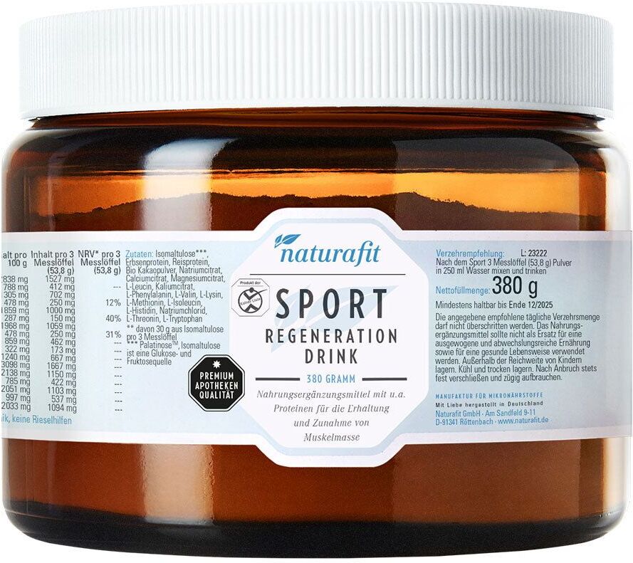 Naturafit Sport Regeneration Drink Pulver 380 g