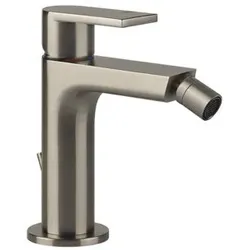 Gessi Emporio Via Manzoni Bidet Einhebelmischer, mit Ablaufgarnitur, 38607149, Farbe: Finox Optik