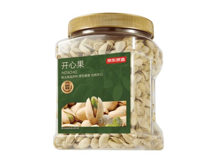 J.ZAO Pistachenoten 1 kg, grote noten, ongebleekt, dagelijkse noten nieuwjaarsgeschenkdoos