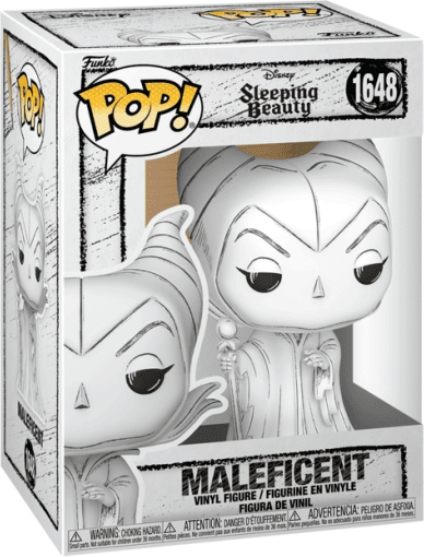 Pop! Vinyl - Disney - Sketched Maleficent by Funko, 4.4 in/11.2 cm, Disney Villain Collectible