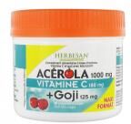 Herbesan Acerola 1000 + Goji Maxi Pot - 90 Comprimés à Croquer - Pot 90 Comprimés