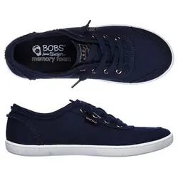 SKECHERS Damen-Halbschuh Bobs B Cute Canvas Memory Foam