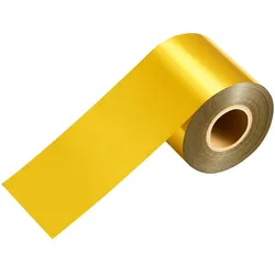 VEVOR Heißprägefolie 6 cm x 120 m Extra lange Goldfolienrolle Meterware, Kompatibel mit der VEVOR Stanz- & Prägemaschine für Beheiztes Leder, Satte Farben, Feine Textur, für Papier Holz & Kunststoff