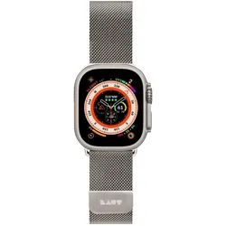 Laut Steel Loop Watch Strap Ultra (49 mm, Edelstahl, Titan), Uhrenarmband, Silber