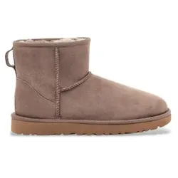 UGG für Damen. 1016222 Classic Mini II Stiefeletten aus Leder in Taupe (37), Wohnung, Wildleder, Keine, Lässig