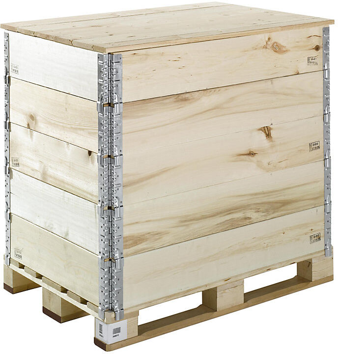 kaiserkraft Deckel für Aufsatzrahmen aus Holz, mit zwei Unterzügen, für Rahmengröße LxB 800 x 600 mm