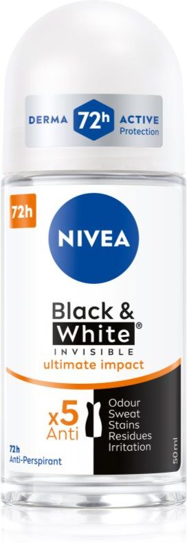 Nivea Invisible Black & White Ultimate Impact roll-on antiperspirant W 50 ml
