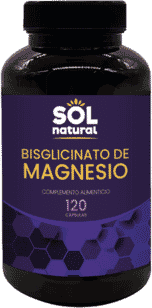 Sol Natural Bisglicinato de Magnésio 775mg 120 Cáps