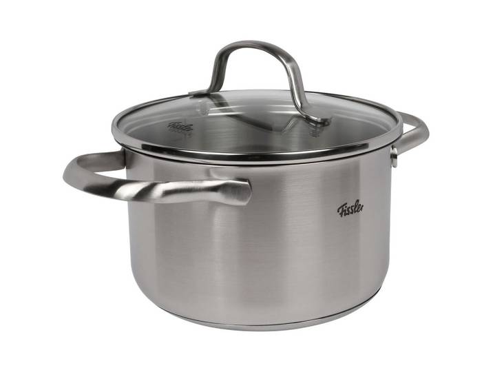 Fissler Kochtopf SAN Francisco, Silberfarben, Metall, 5.3 l, Kochgeschirr, Töpfe, Kochtöpfe