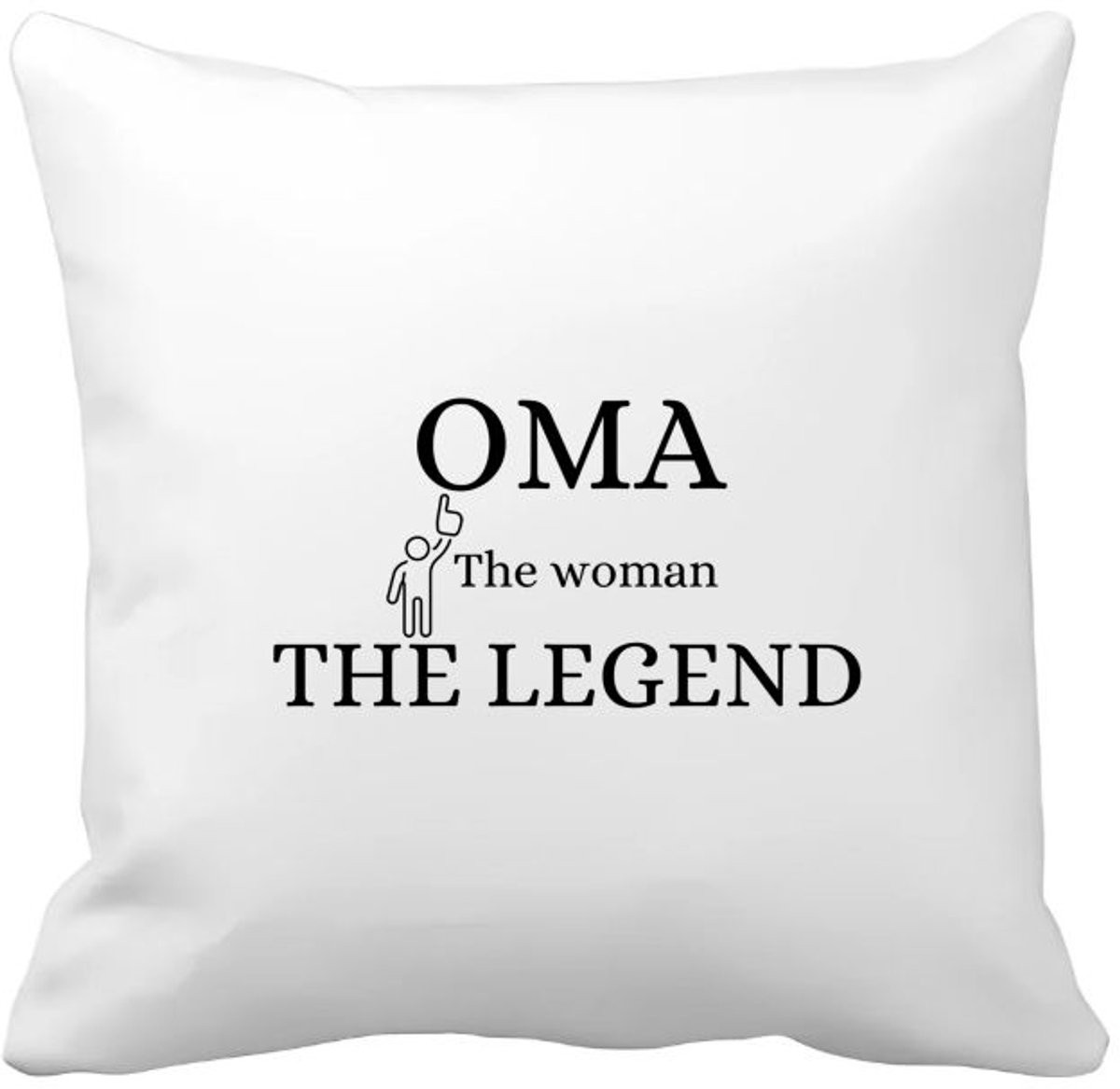 Akyol Oma The Woman The Legend Kussenhoes - Oma - 40 x 40 cm