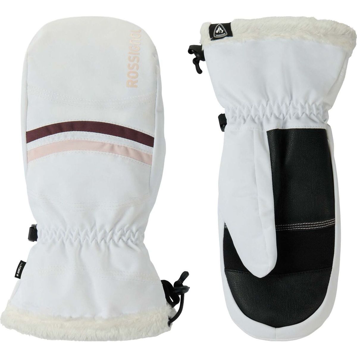 Rossignol W Piste Mittens R-shell DRY white (100) S RLPWG04 10000S