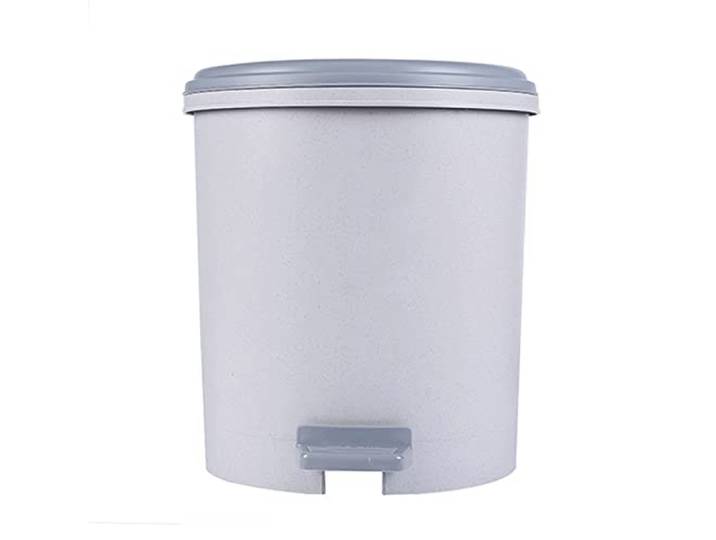 Hochschule Tret-Mülleimer Mit Deckel, Nass-Trocken-Trennung(Blue,9l)