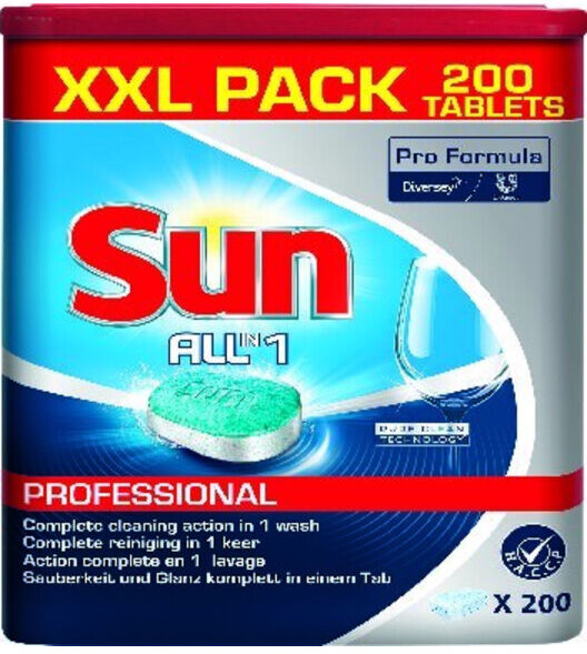 SUN PROFESSIONAL All-in-1 Tabs 200 Stück ; Diversey (101109062)