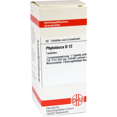 DHU-Arzneimittel GmbH & Co. KG PHYTOLACCA D 12 Tabletten 80 St 02634861