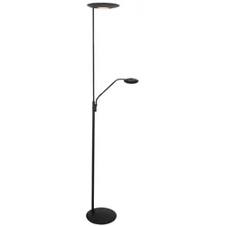 Steinhauer LED-Stehleuchte Zenith2 Metall Schwarz