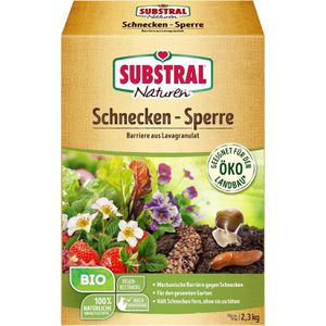 Substral Schneckenabwehr Naturen Bio Schnecken-Sperre, aus Lavagranulat, regenbeständig, für 11 m, 2,3 kg