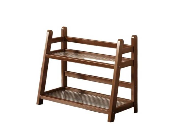 Tisch aus Holz, Tassenständer aus massivem Holz for die Arbeitsplatte Nutzungsszenario: Tassen auf dem Desktop platzieren(Changhong2layer39cml-01)
