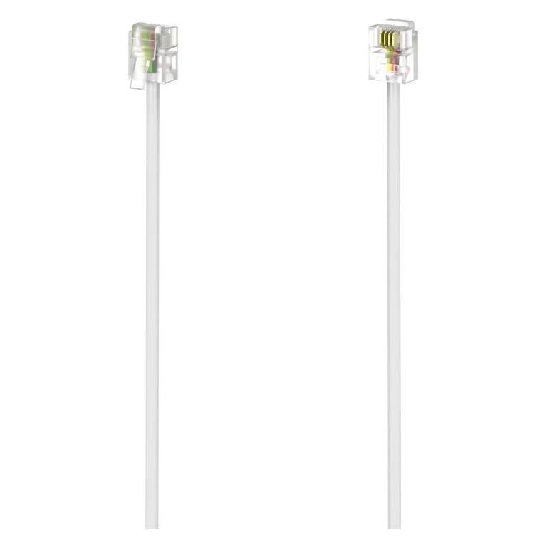 Hama Modularkabel, Stecker 6p4c - Stecker 6p4c, 3 m, Weiss (00201133)