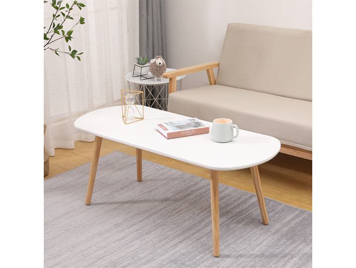 Table basse en bois, table basse scandinave, table à thé, table d'appoint, tables basses de salon, bureau, balcon