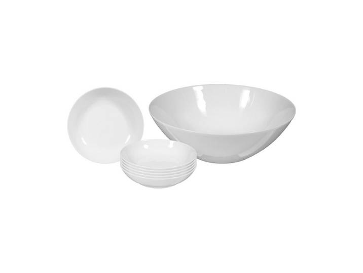 Seltmann Weiden Kombiservice Rondo/Liane Salat-Set 7-tlg. (7-tlg), 6 Personen, Porzellan