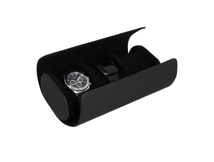 Aretica Horlogebox - voor 3 horloges - Leer
