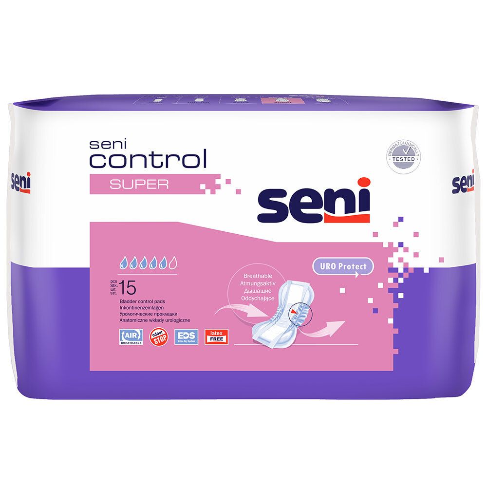 Seni Control Inkontinenzeinlage super 12x15 St Einlagen