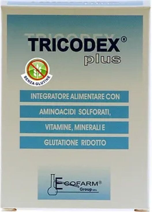 ECOFARM GROUP Srl Tricodex Plus 15 Compresse - Integratore per Capelli Forti