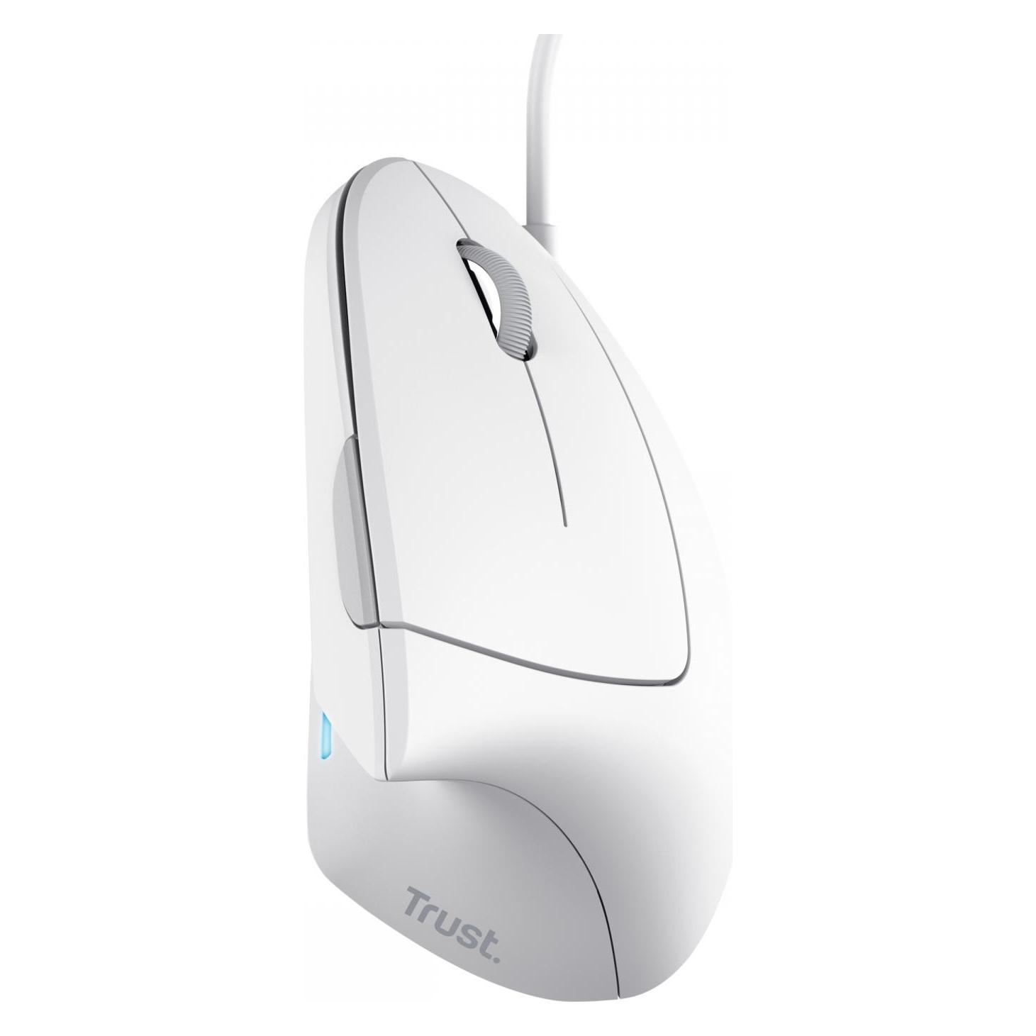 Trust Verto Wired Ergo Mouse White (Kabelgebunden) (25133)