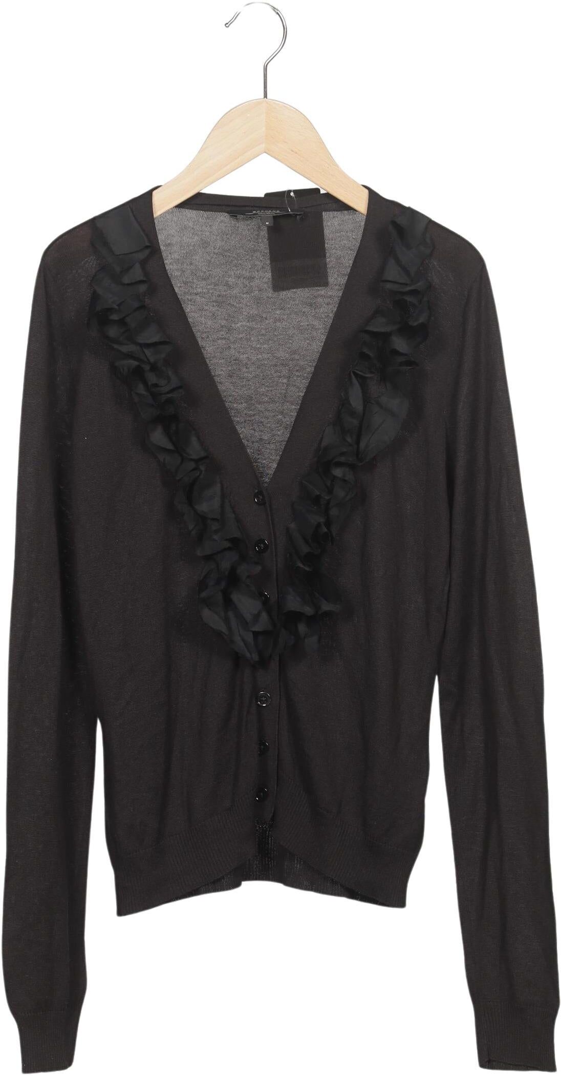 Weekend Max Mara Damen Strickjacke, Schwarz, Gr. M, Seide / Baumwolle - Second Hand