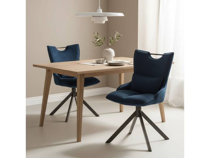 Paire de Chaise BIORG bleu nuit