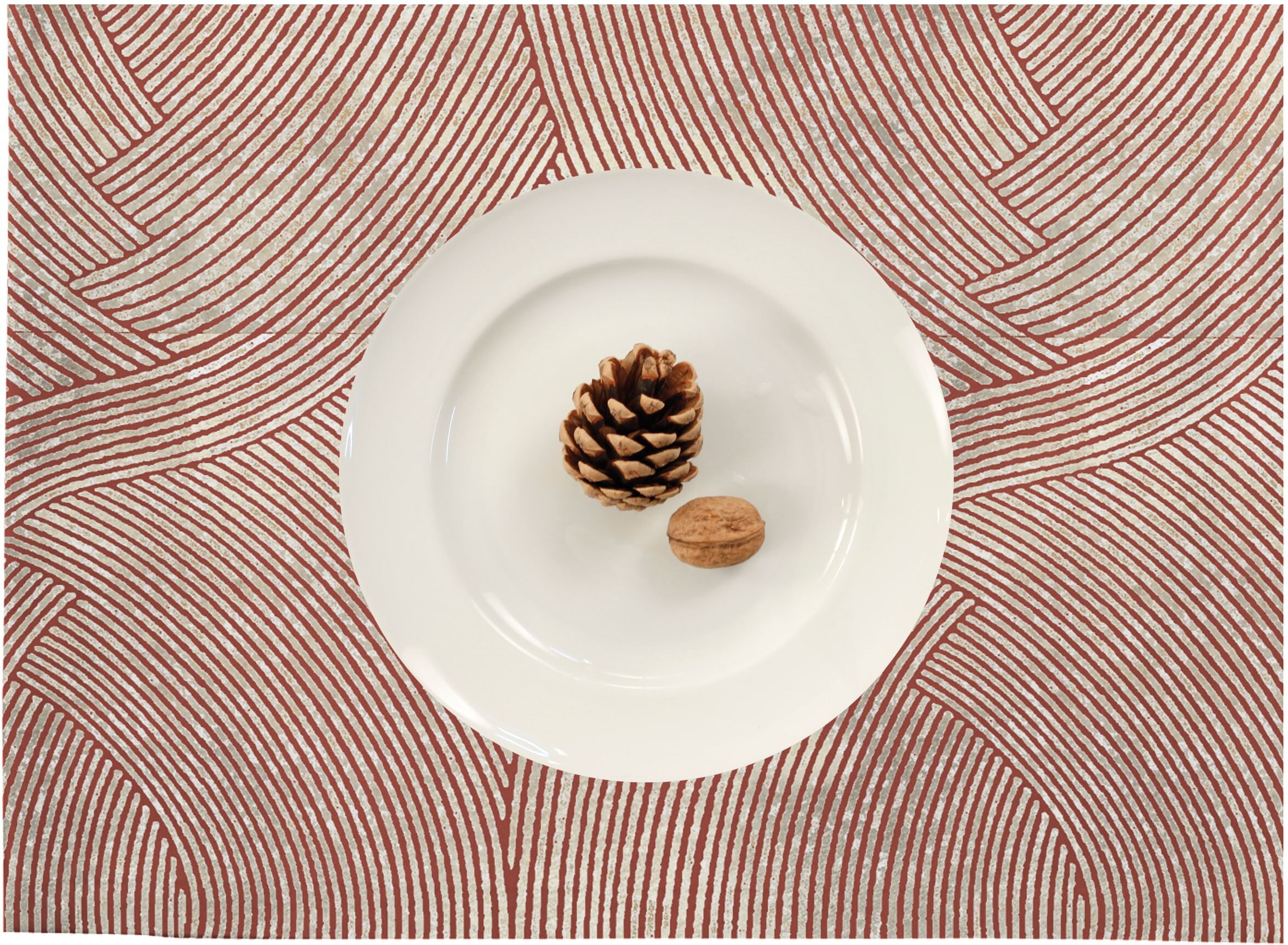Platzset APELT "5470", bordeaux, B:35cm L:48cm, Obermaterial: 75% Baumwolle, 25% Polyester, Platzsets, Platzset